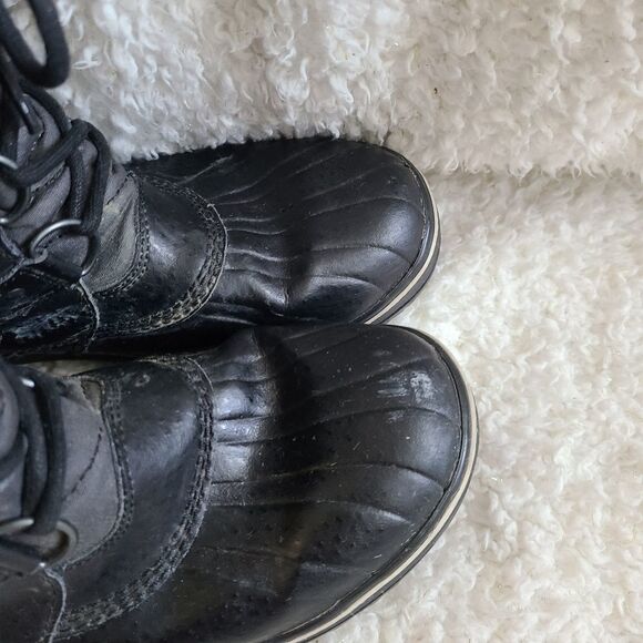 SOREL Women’s Tofino II‎ Boots Black and Stone sz 9 - Picture 3 of 7